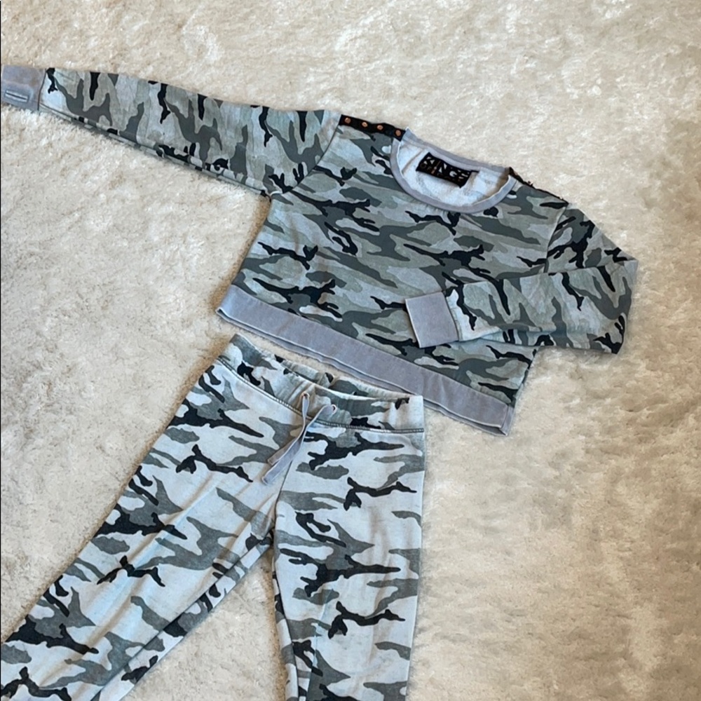 Kings of Cole Camo Sweat Suit Set